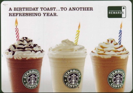 Starbucks Free Birthday Latte