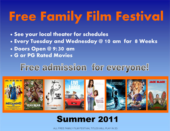 2013 Free & Cheap Summer Kids Movies DC - Beltway Bargain 