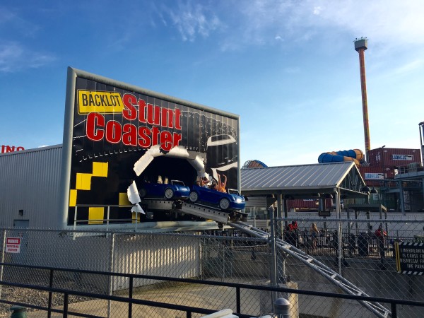 Kings Dominion VA Backlot Stunt Coaster Ride