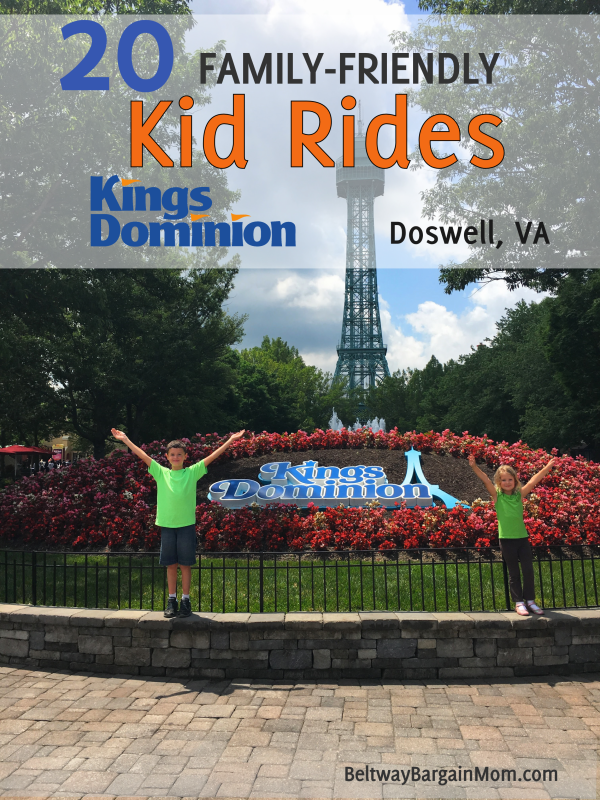 Kings Dominion Kid Friendly Rides