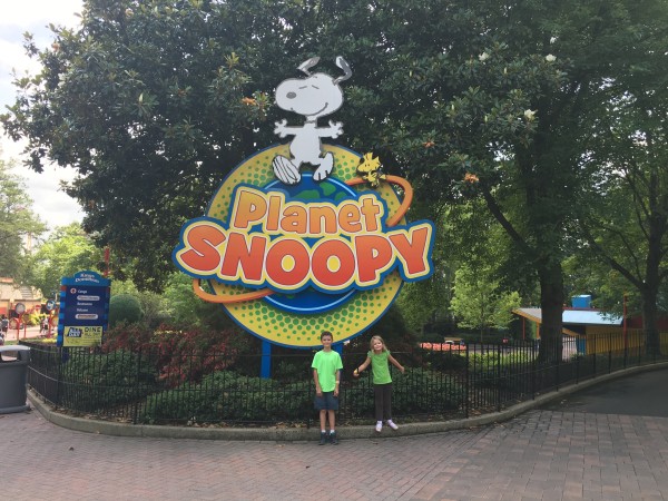 The larger Planet Snoopy at Kings Dominion is largest PEANUTS themed area in the world