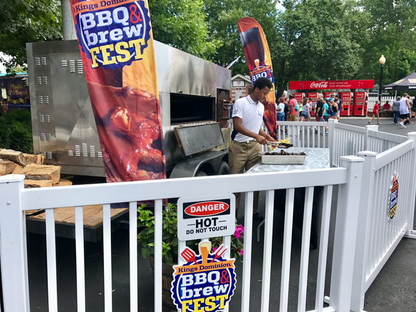 Kings Dominion BBQ Brew Fest Barbecue Cooking