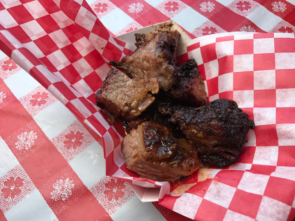 Kings Dominion BBQ and Brew Fest Brisket Burnt Ends VA Theme Park Culinary Delights
