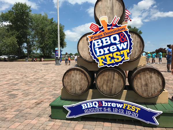 Kings Dominion Special Events BBQ and Brew Fest Kegs