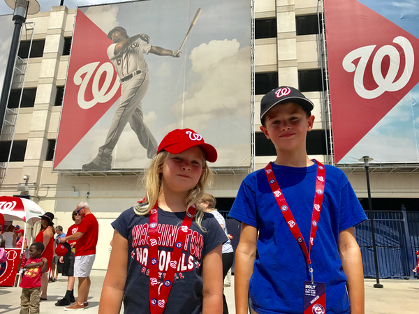 Kids love Family Funday Sunday at Nationals Park DC