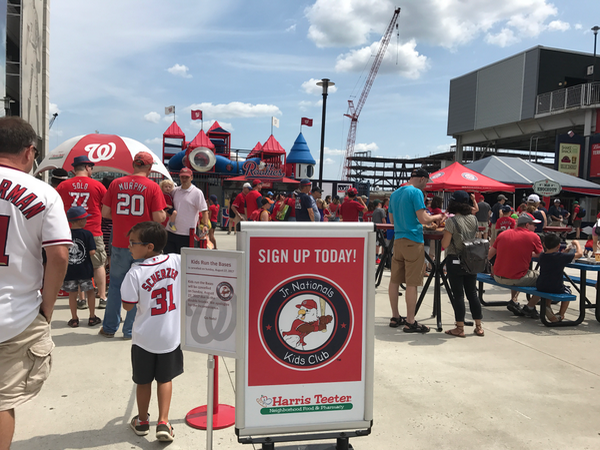 Nationals Baseball Harris Teeter Junior Nationals Kids Club