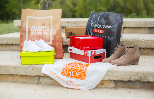 Shoe Boxes Shopping Trip from Potomac Mills Mall