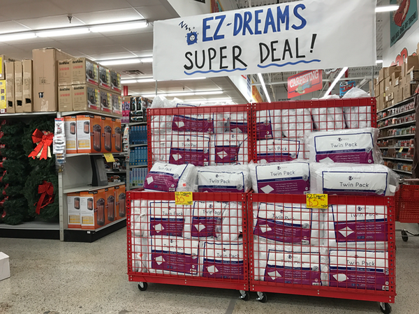 EZ Dreams Pillow Bargains at Ollies Bargain Outlet in VA