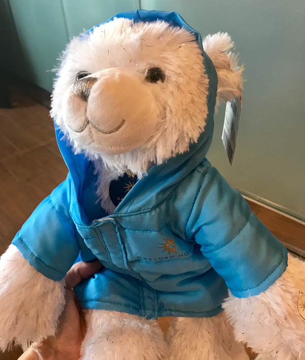 Gaylord National Build A Bear Polar Bear with Blue Parka