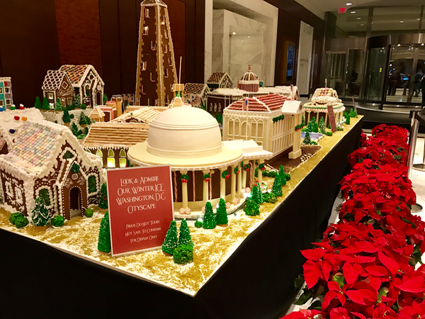 Gaylord National Gingerbread Washington DC Cityscape inside Hotel