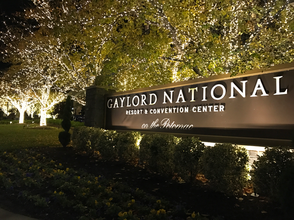 Gaylord National Resort and Convention Center on the Potomac Christmastime