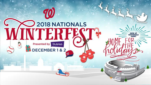 Nationals Winterfest event at Nationals Park for the holiday season