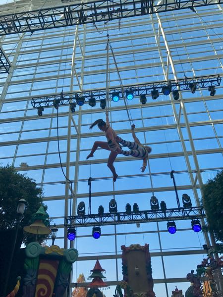 Cirque Dreams Unwrapped National Harbor Aerial performance