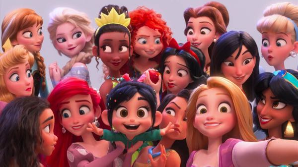 Disney Princesses on Ralph Breaks The Internet Movie Review