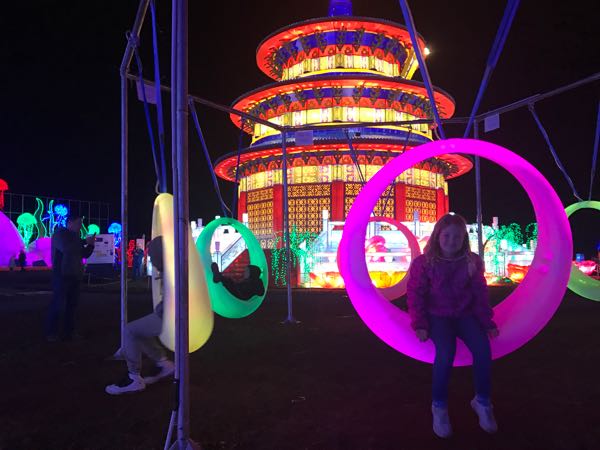 LightUP Fest Color-changing Circle Swings